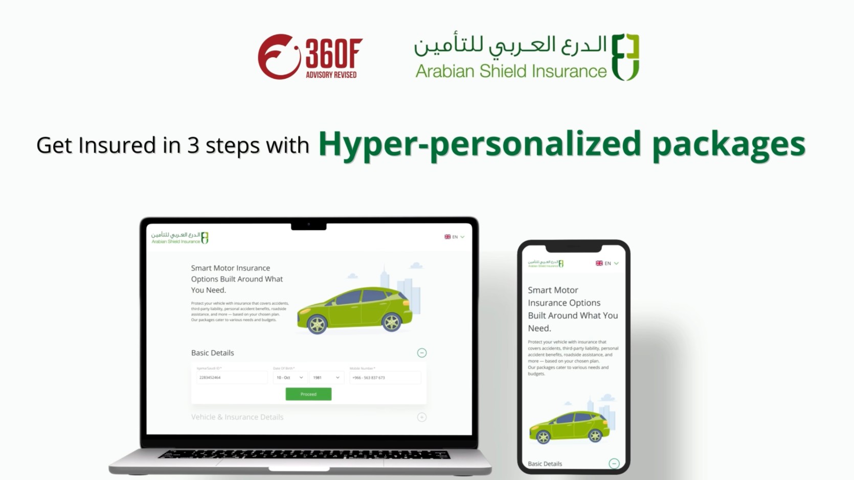 Get Insured in 3 Steps with Hyper-Personalize Packages